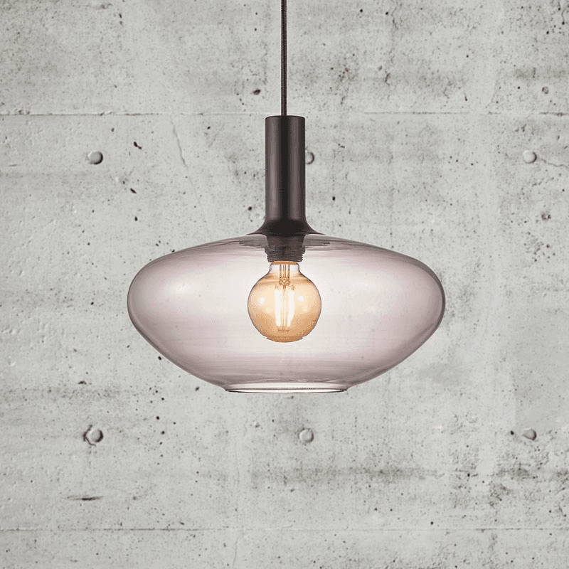 Alton Pendant, H30cm, Smoke