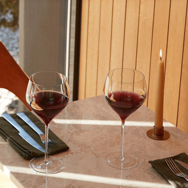Savoy Set of 2 Red Wine Glasses, 590ml, Clear