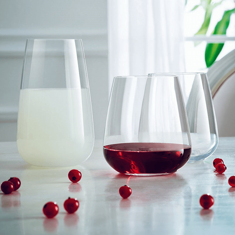 Talismano Set of 4 Hi Ball Glasses, 570ml, Clear