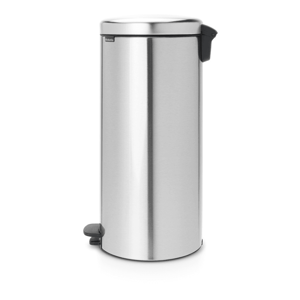 newIcon Pedal bin, 30 litre, Matt Steel