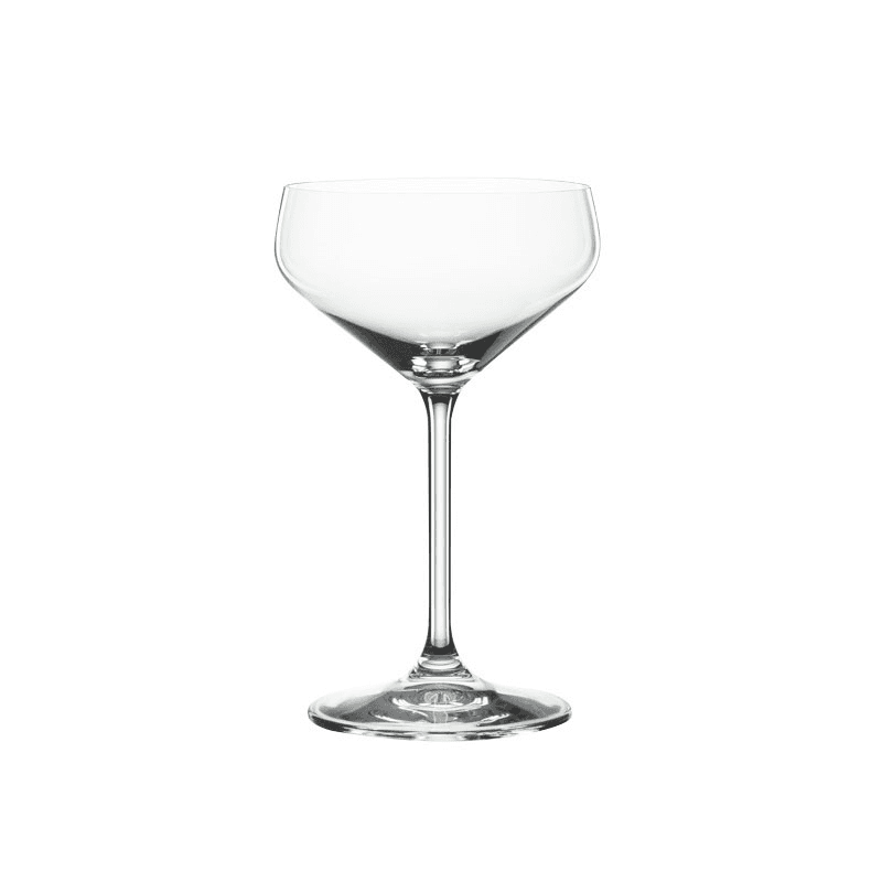 Style Set of 4 Champagne Coupes, 290ml, Clear
