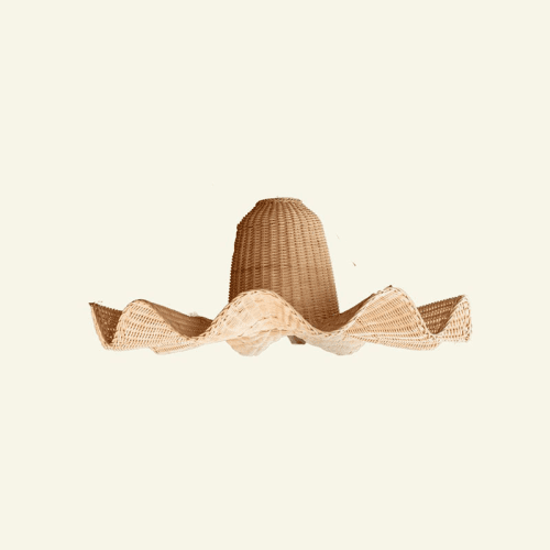 Image showing the Luna Rattan Pendant Shade, Natural product.