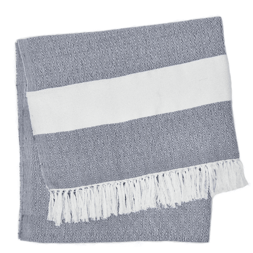 Hammam Throw 200 x 100cm, Navy
