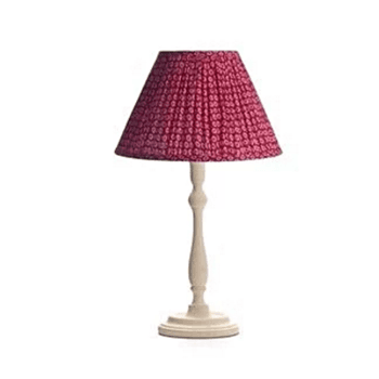 Image showing the Sophie Table lamp - base only, H 32cm, natural whitewash product.