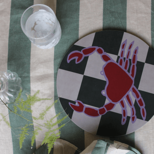 Image showing the Crab Placemat, D28cm product.