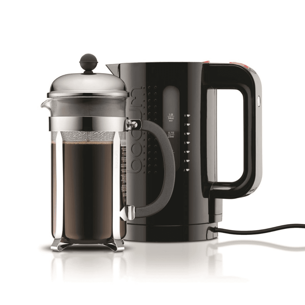 Chambord 8 cup coffee maker, 1 litre, Shiny