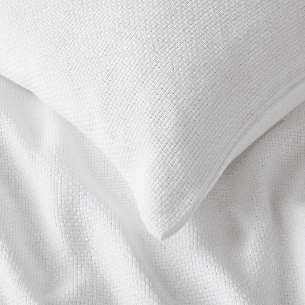 Milton Cushion Cover, Large Square, White