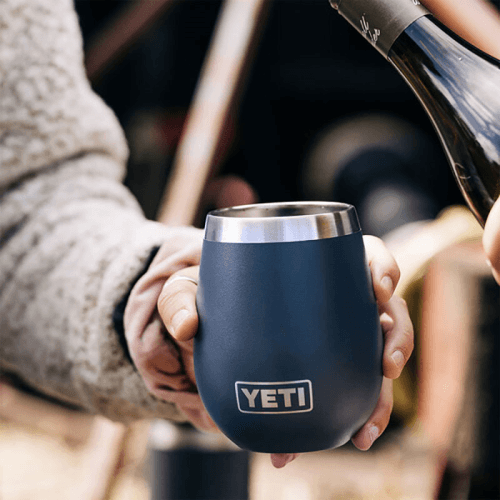 Image showing the Rambler Wine Tumbler, 10 oz, Navy product.