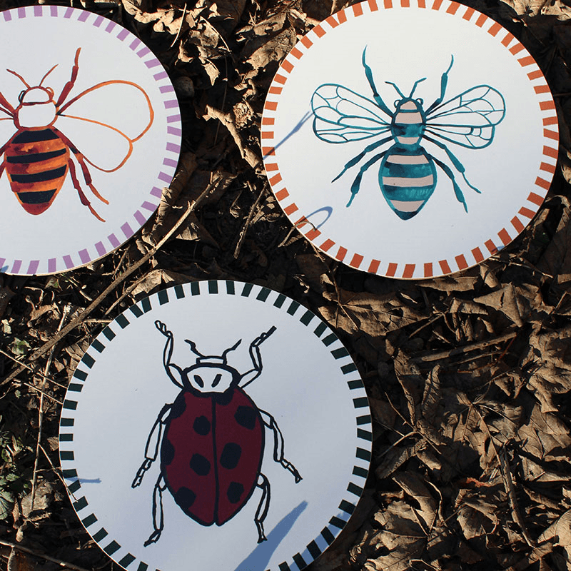 Ladybird Placemat, D28cm, Multi