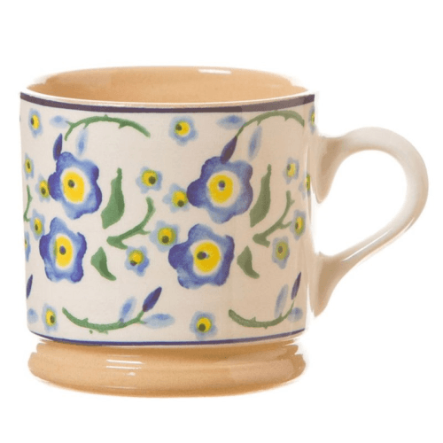 Image showing the Forget Me Not Set of 4 small mugs, H7cm product.