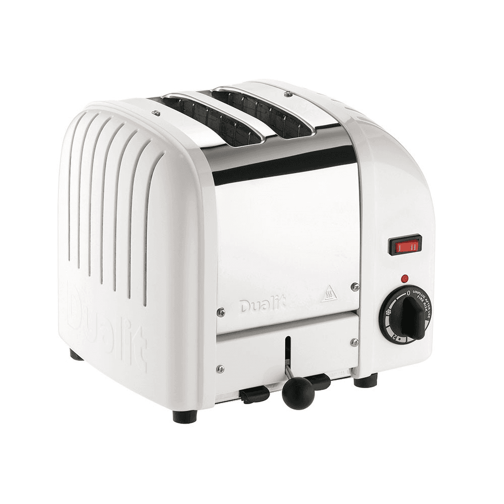 Classic Vario 2 slot toaster, White