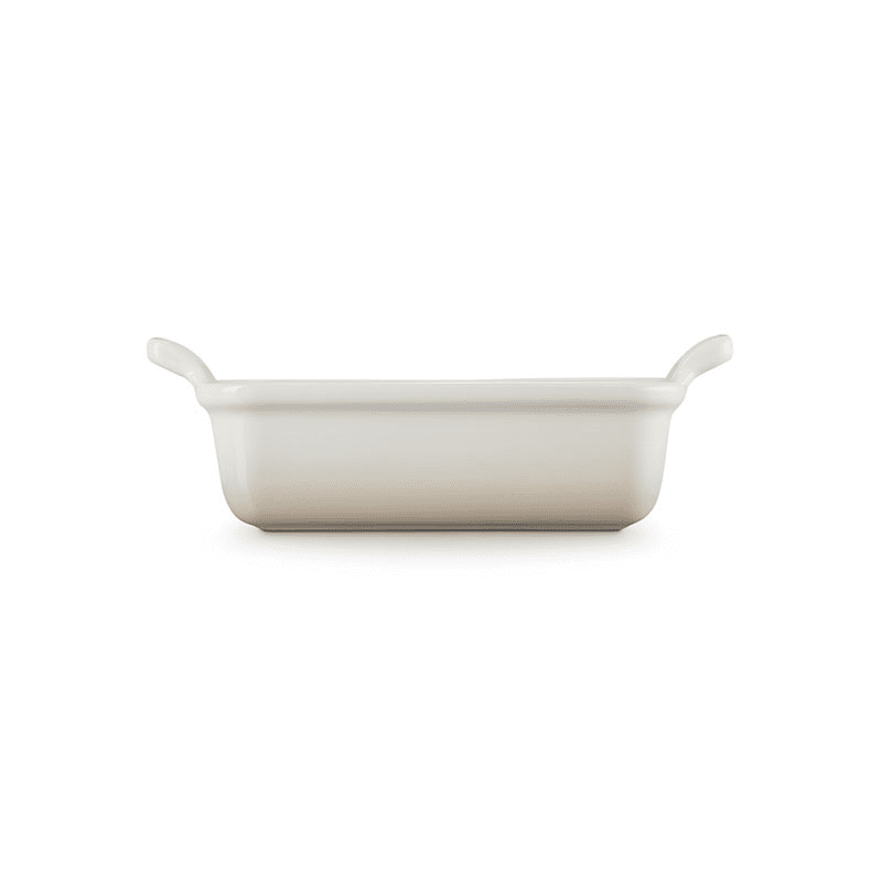 Stoneware Deep rectangular dish, 19cm - 1.08 litre, Meringue