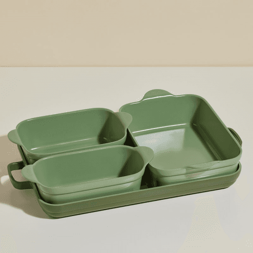 Image showing the Aluminium Bakeware Set, Sage product.