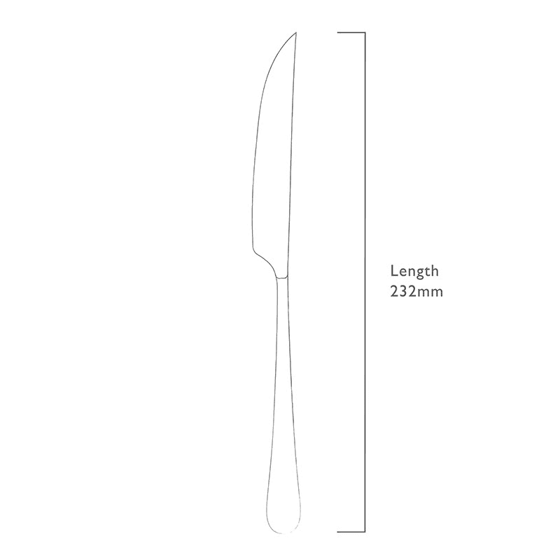 Skye Set of 4 Steak Knifes, L23cm, Stainless Steel