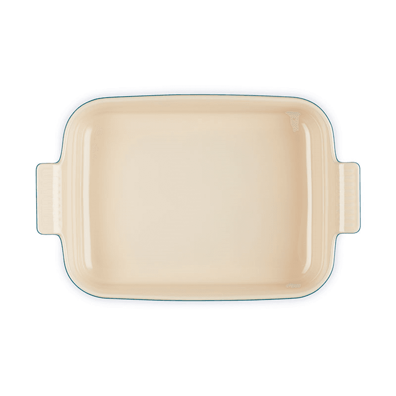 Stoneware Rectangular dish, 3.85L, Deep Teal