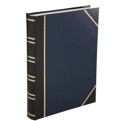 Image showing the Large Portrait Photograph Album, L39.4 x W30.5cm, Blue product.