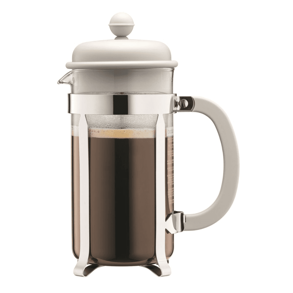 Caffettiera 8 cup coffee maker, 1 litre, Off White
