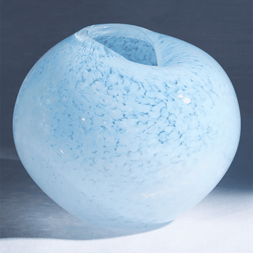 Image showing the Large Dewdrop Vase, D26cm, Ice Blue product.
