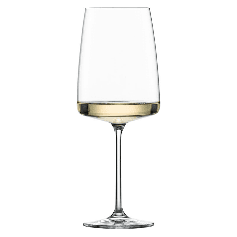 Vivid Senses Set of 2 Crystal Large Bordeaux Red Wine Glasses, 660ml, Clear