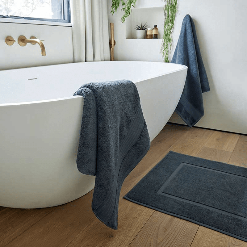 Organic Eco Twist Bath Sheet, Cinder