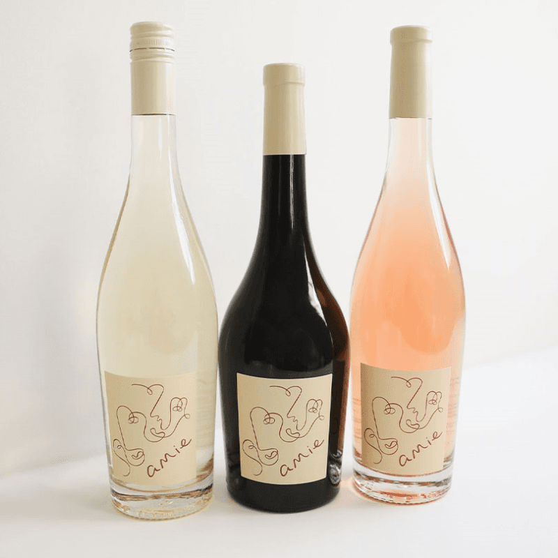Mixed Case of 6 Wines: 2 Reds, 2 Whites, 2 Roses Wines