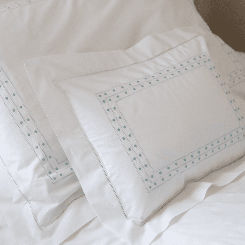 Matilda Duvet Cover, Double, Duck Egg