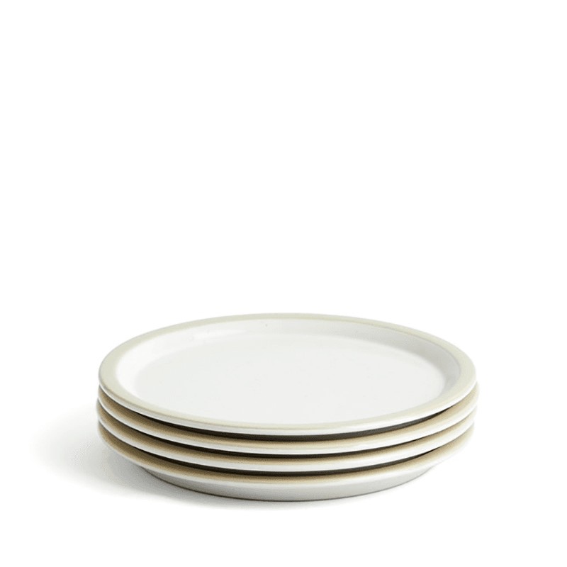 Urban Dining Set of 4 Plates, D25.5cm, White