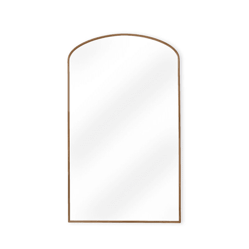 Image showing the Bowcott Arched Leaning Mirror, Bronze Finish product.