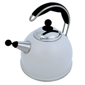 Image showing the Whistling Kettle, Stainless Steel, Pearl Ashes, 2.2L product.