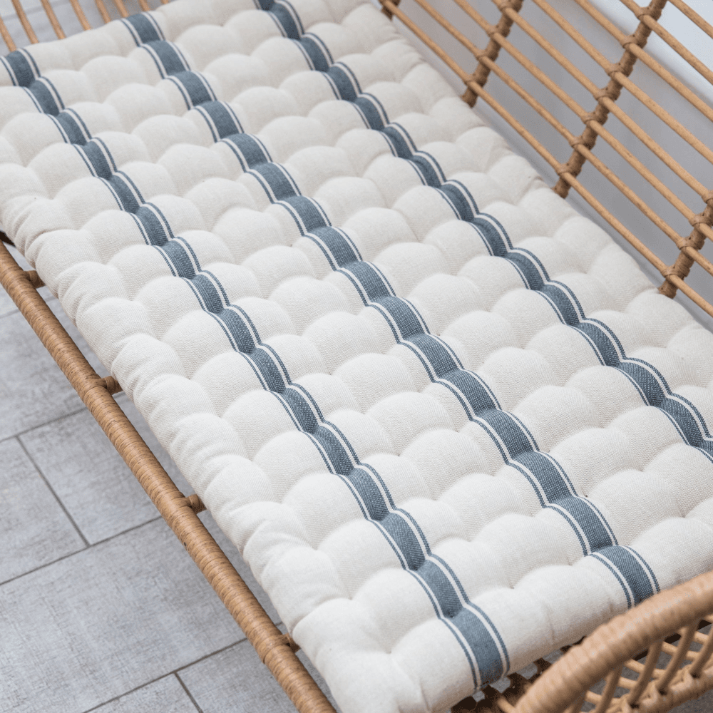 Hampstead Bench seat pad, 4 x 96 x 50cm, Charcoal