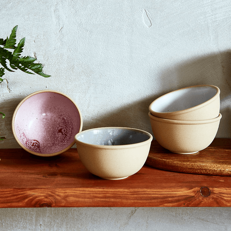 Minerals Set of 4 Bowls, D11.5cm, Aqua