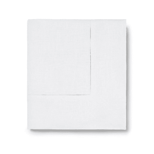 Image showing the Festival Hemstitched Tablecloth, W168 x L168cm, White product.