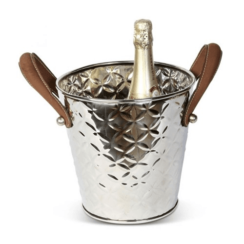 French Fleur Wine cooler, H22 x D23cm, Stainless Steel