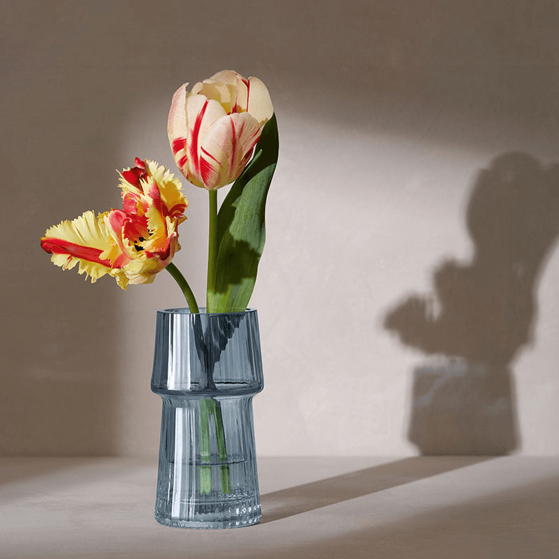 Gems Vase, H12cm, Sapphire