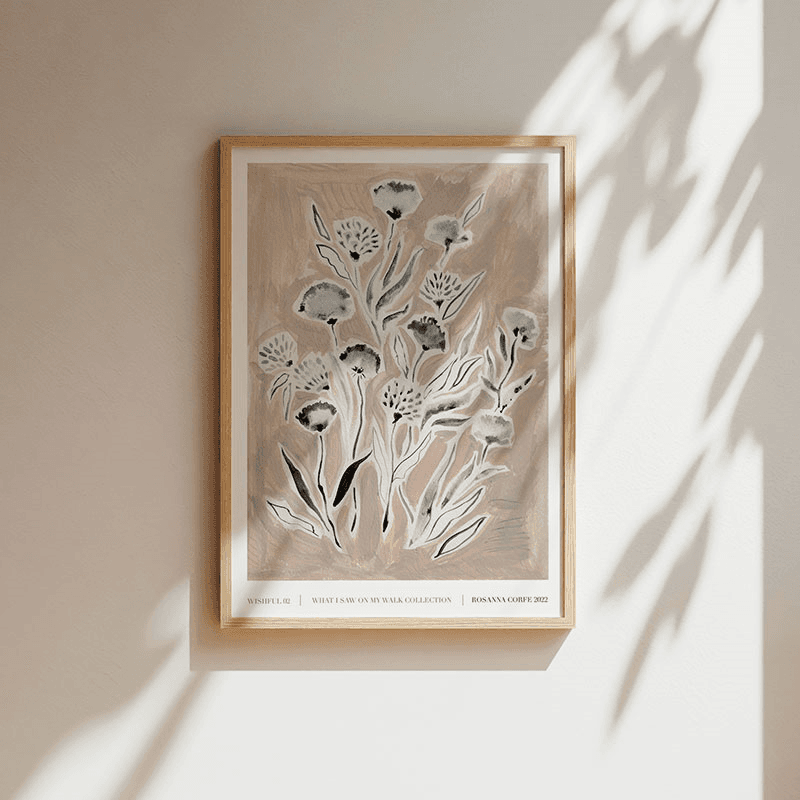 Wishful Recycled Paper Print, A3, Pink