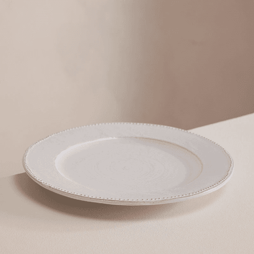 Image showing the Hillcrest Set of 4 Dinner Plates D28cm, White product.