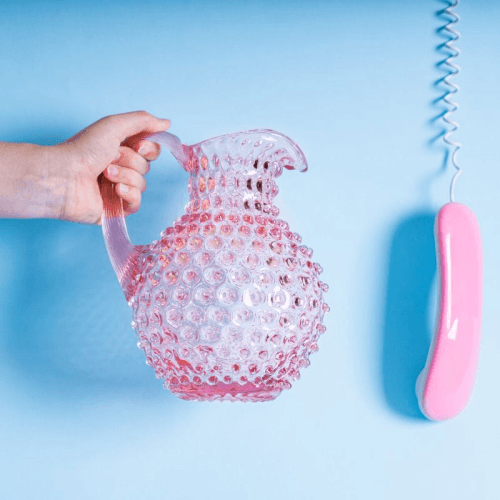 Image showing the Jug, Hobnail, Rosaline, Large, 2000ml product.