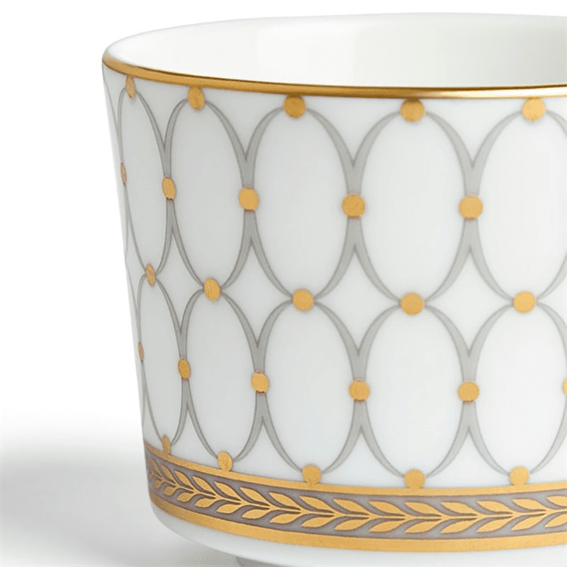 Renaissance Coffee Cup & Saucer, Grey
