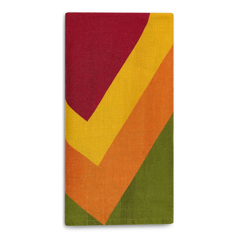 S&B Heart Linen Set of 6 Napkins, 50cm x 50cm, Multi