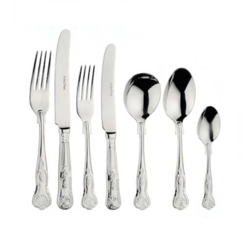 Image showing the 7 Piece Place Setting, Everyday Classics, Kings, Stainless Steel product.