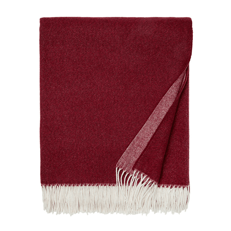 Matese Throw, W127 x L178cm, Merlot