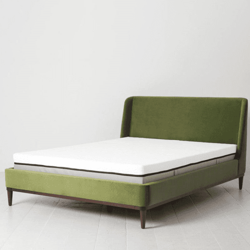 Image showing the Bed 02 Velvet King Size Frame, Vine product.