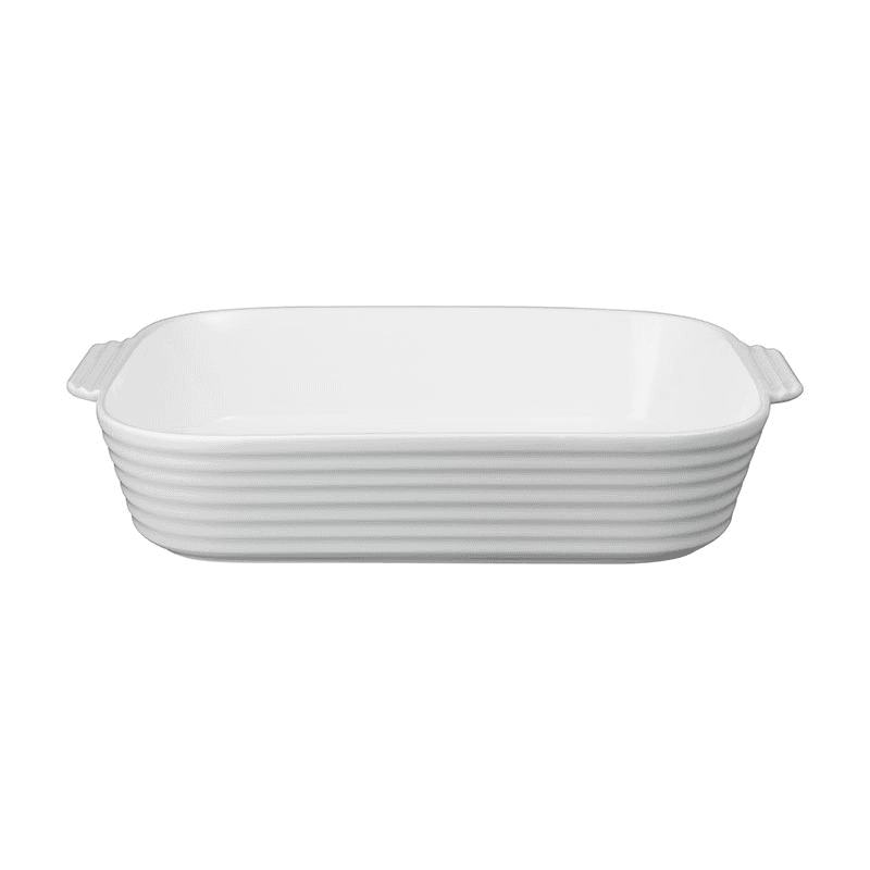 James Martin Cook Rectangular Dish Large, Soft Grey