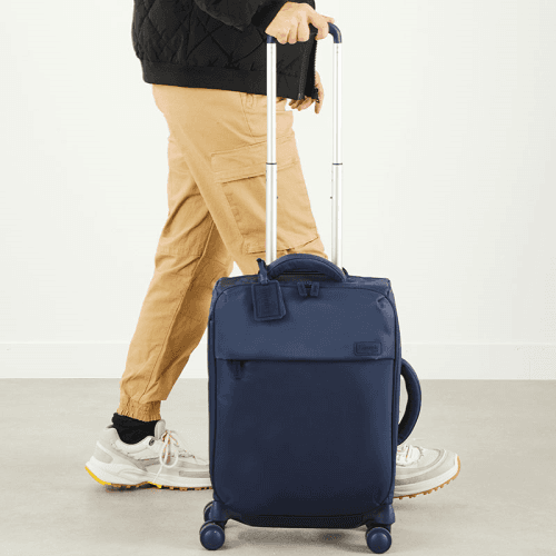Image showing the Plume Cabin Suitcase, H55  x L35 x W21cm, Navy product.