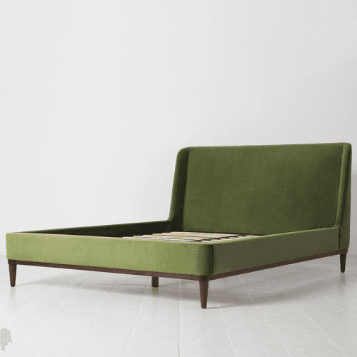 Image showing the Bed 02 Velvet King Size Frame, Vine product.
