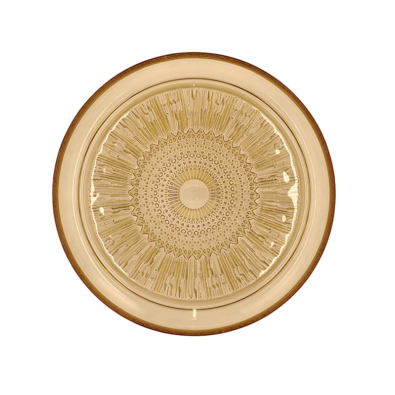 Kusintha Plate, D25cm, Amber