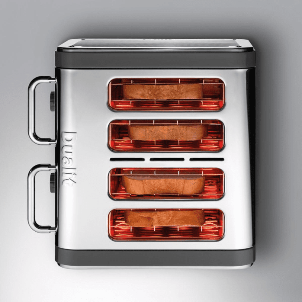 Architect 4 slot toaster, Grey