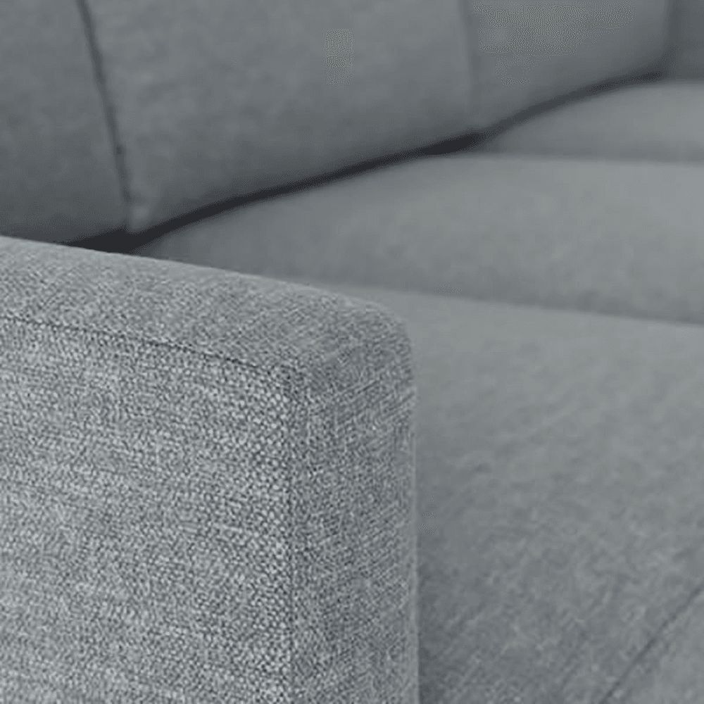 Model 01 3 Seater Linen Sofa, Seaglass