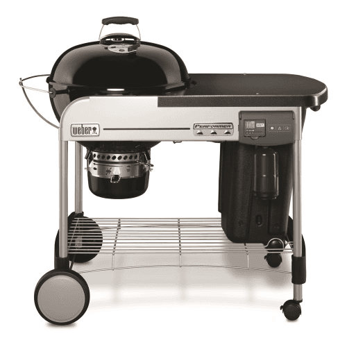 Image showing the Performer Deluxe Charcoal grill, H112 x W122 x D76cm, Black product.