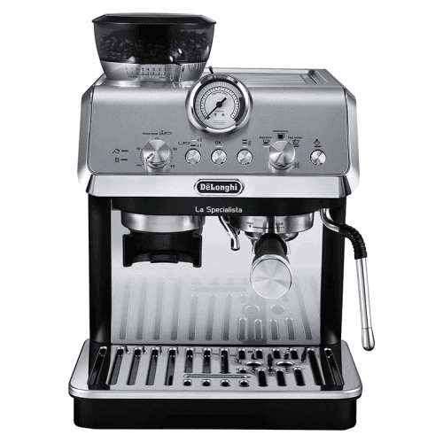 Image showing the Dedica Arte Manual Coffee Machine, Grey product.